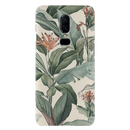 Green Leafs Printed Slim Cases and Cover for OnePlus 6