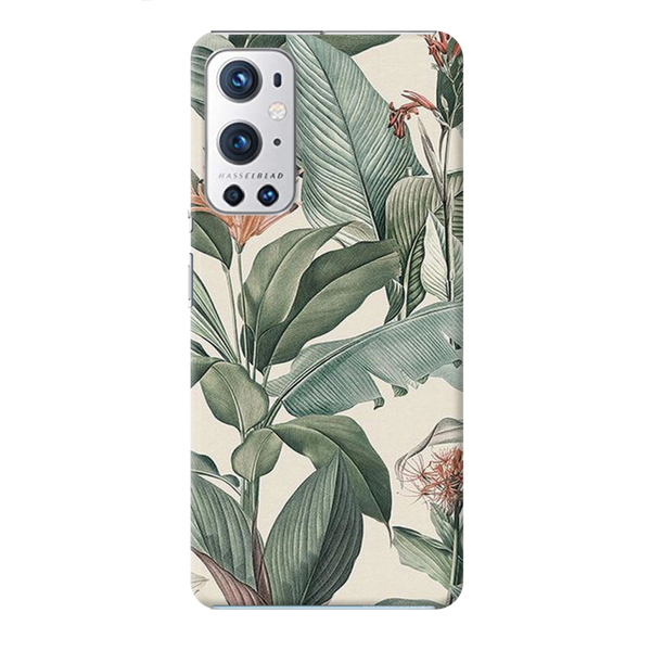 Green Leafs Printed Slim Cases and Cover for OnePlus 9R