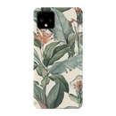 Green Leafs Printed Slim Cases and Cover for Pixel 4XL