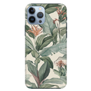 Green Leafs Printed Slim Cases and Cover for iPhone 13 Pro Max