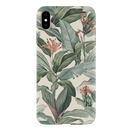 Green Leafs Printed Slim Cases and Cover for iPhone XS Max
