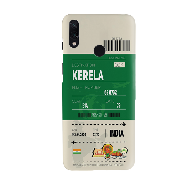 Kerala ticket Printed Slim Cases and Cover for Redmi Note 7 Pro