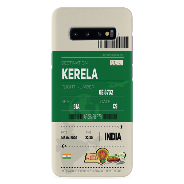 Kerala ticket Printed Slim Cases and Cover for Galaxy S10