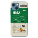 Kerala ticket Printed Slim Cases and Cover for iPhone 13