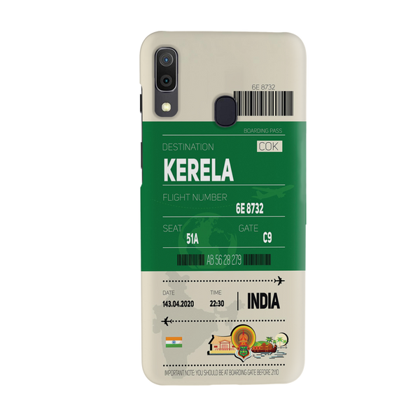 Kerala ticket Printed Slim Cases and Cover for Galaxy A20