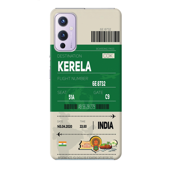 Kerala ticket Printed Slim Cases and Cover for OnePlus 9