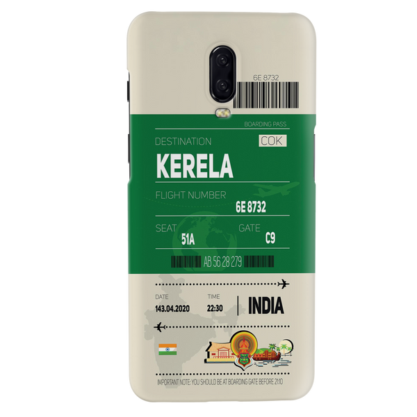 Kerala ticket Printed Slim Cases and Cover for OnePlus 6T