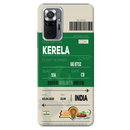 Kerala ticket Printed Slim Cases and Cover for Redmi Note 10 Pro Max