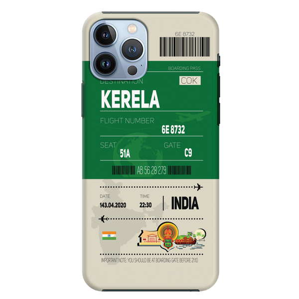 Kerala ticket Printed Slim Cases and Cover for iPhone 13 Pro Max