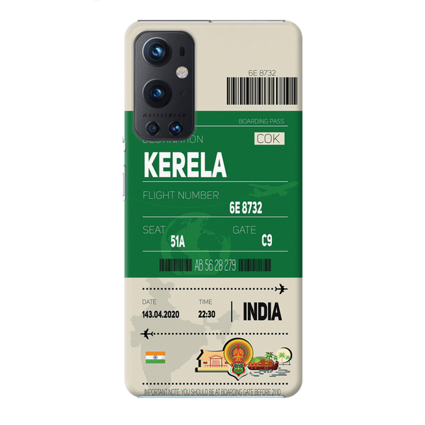 Kerala ticket Printed Slim Cases and Cover for OnePlus 9 Pro