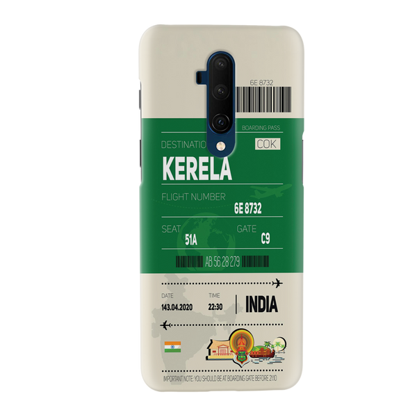 Kerala ticket Printed Slim Cases and Cover for OnePlus 7T Pro
