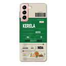 Kerala ticket Printed Slim Cases and Cover for Galaxy S21