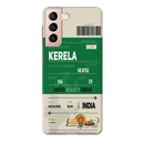 Kerala ticket Printed Slim Cases and Cover for Galaxy S21 Plus