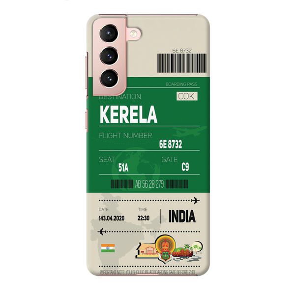 Kerala ticket Printed Slim Cases and Cover for Galaxy S21 Plus