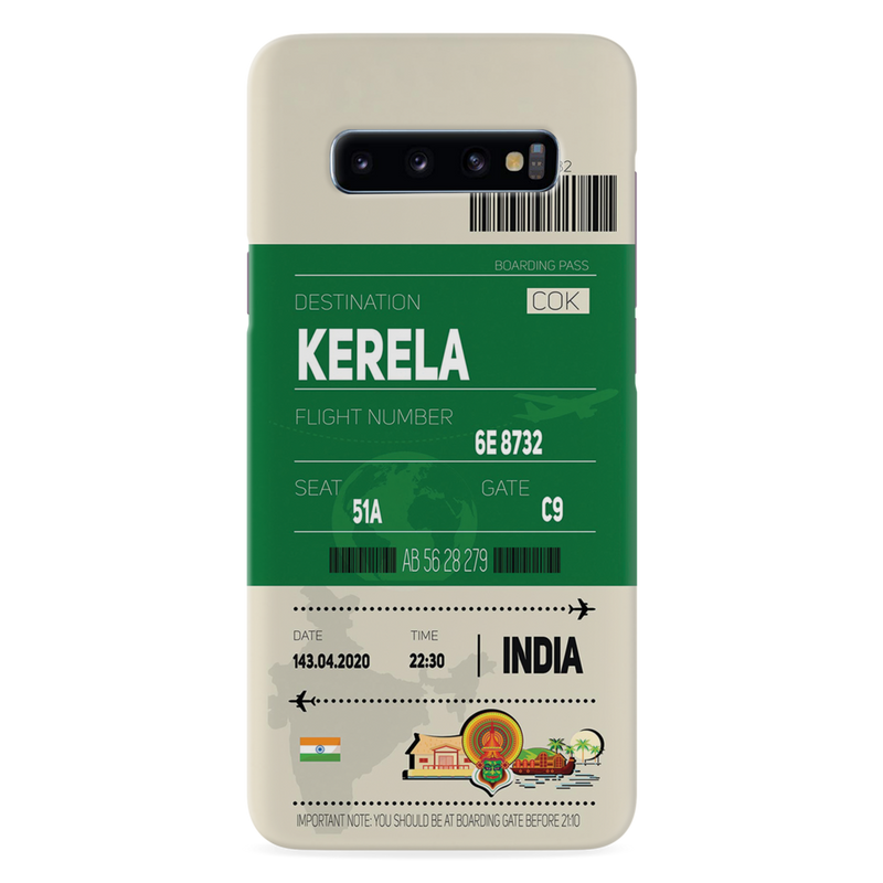 Kerala ticket Printed Slim Cases and Cover for Galaxy S10 Plus
