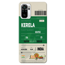 Kerala ticket Printed Slim Cases and Cover for Redmi Note 10