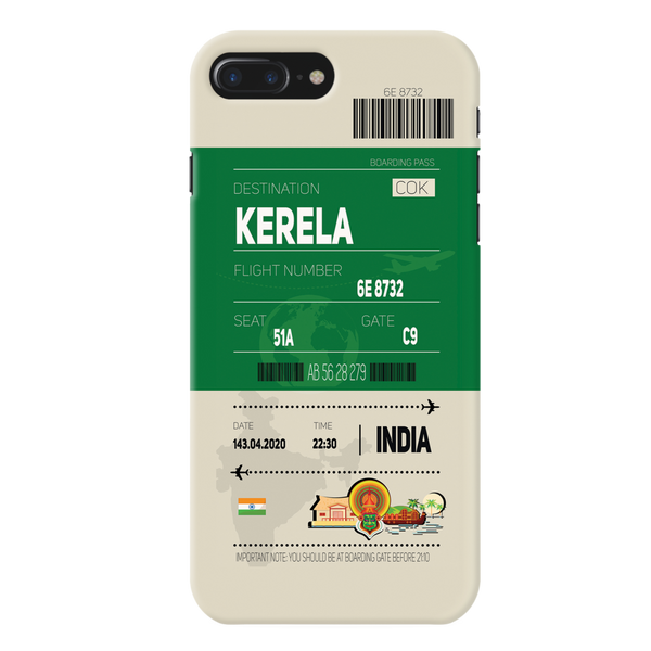 Kerala ticket Printed Slim Cases and Cover for iPhone 8 Plus