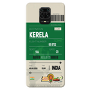 Kerala ticket Printed Slim Cases and Cover for Redmi Note 9 Pro Max