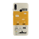 Goa ticket Printed Slim Cases and Cover for Redmi Note 7 Pro