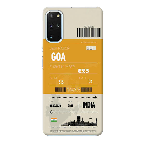 Goa ticket Printed Slim Cases and Cover for Galaxy S20