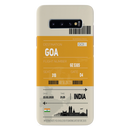 Goa ticket Printed Slim Cases and Cover for Galaxy S10 Plus