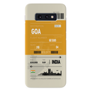 Goa ticket Printed Slim Cases and Cover for Galaxy S10E