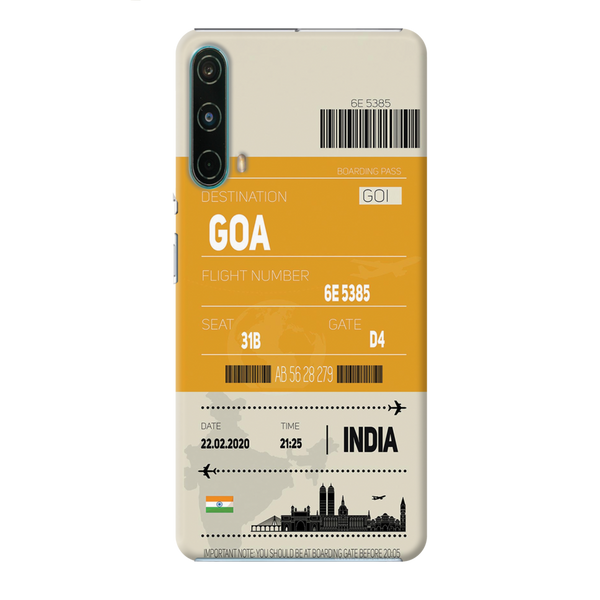 Goa ticket Printed Slim Cases and Cover for OnePlus Nord CE 5G