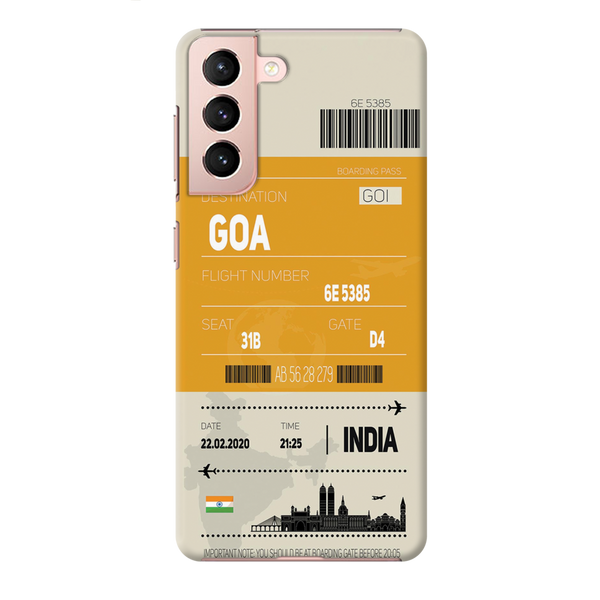 Goa ticket Printed Slim Cases and Cover for Galaxy S21 Plus
