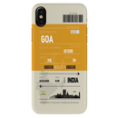 Goa ticket Printed Slim Cases and Cover for iPhone XS