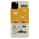 Goa ticket Printed Slim Cases and Cover for iPhone 11 Pro