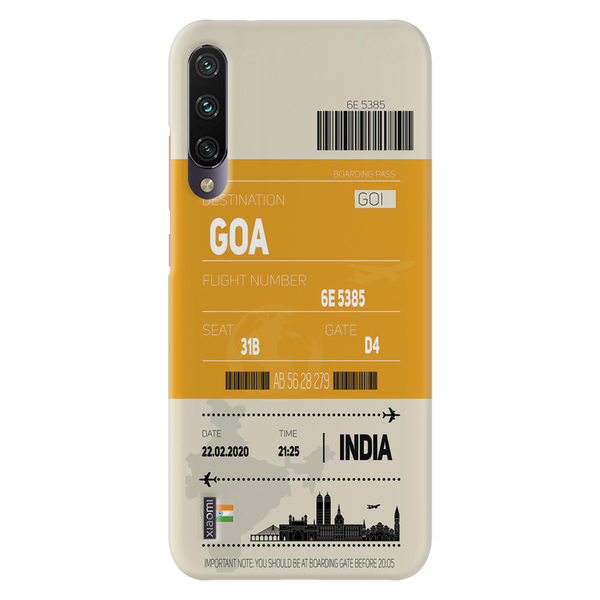 Goa ticket Printed Slim Cases and Cover for Redmi A3