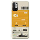 Goa ticket Printed Slim Cases and Cover for Redmi Note 10T