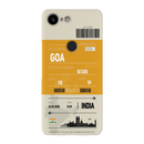 Goa ticket Printed Slim Cases and Cover for Pixel 3XL