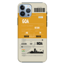 Goa ticket Printed Slim Cases and Cover for iPhone 13 Pro Max