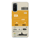 Goa ticket Printed Slim Cases and Cover for Galaxy S20 Plus