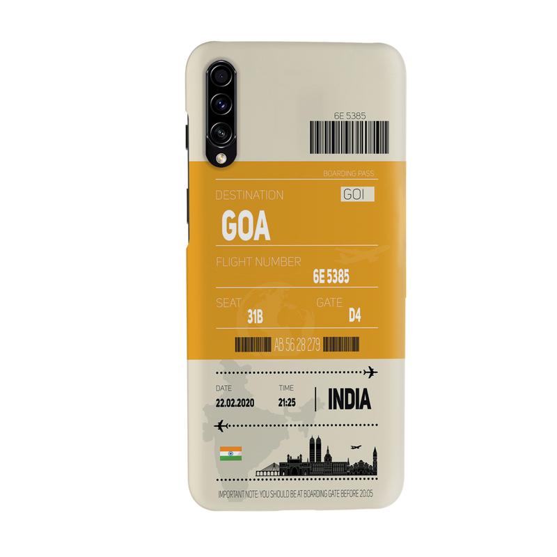 Goa ticket Printed Slim Cases and Cover for Galaxy A70