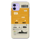 Goa ticket Printed Slim Cases and Cover for iPhone 12 Mini