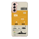 Goa ticket Printed Slim Cases and Cover for Galaxy S21