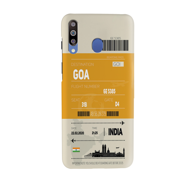 Goa ticket Printed Slim Cases and Cover for Galaxy M30
