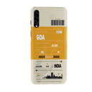 Goa ticket Printed Slim Cases and Cover for Galaxy A50