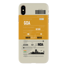 Goa ticket Printed Slim Cases and Cover for iPhone XS Max