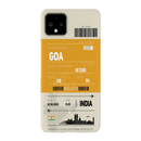 Goa ticket Printed Slim Cases and Cover for Pixel 4XL