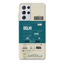 Delhi ticket Printed Slim Cases and Cover for Galaxy S21 Ultra