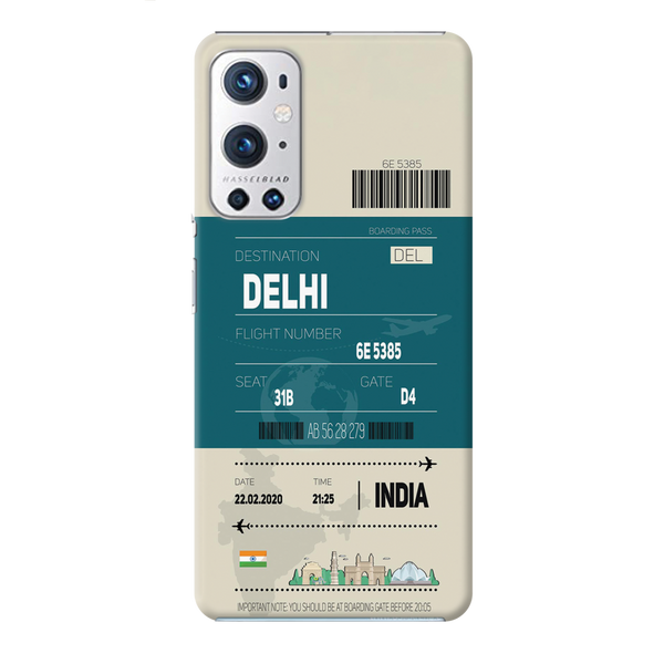 Delhi ticket Printed Slim Cases and Cover for OnePlus 9R