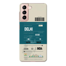 Delhi ticket Printed Slim Cases and Cover for Galaxy S21