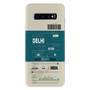 Delhi ticket Printed Slim Cases and Cover for Galaxy S10 Plus