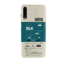 Delhi ticket Printed Slim Cases and Cover for Galaxy A30S
