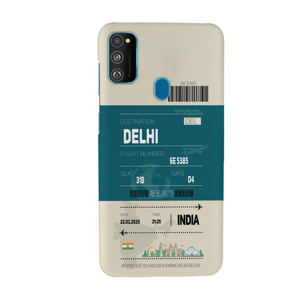 Delhi ticket Printed Slim Cases and Cover for Galaxy M30S