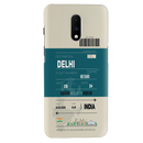Delhi ticket Printed Slim Cases and Cover for OnePlus 7