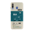 Delhi ticket Printed Slim Cases and Cover for Galaxy M30